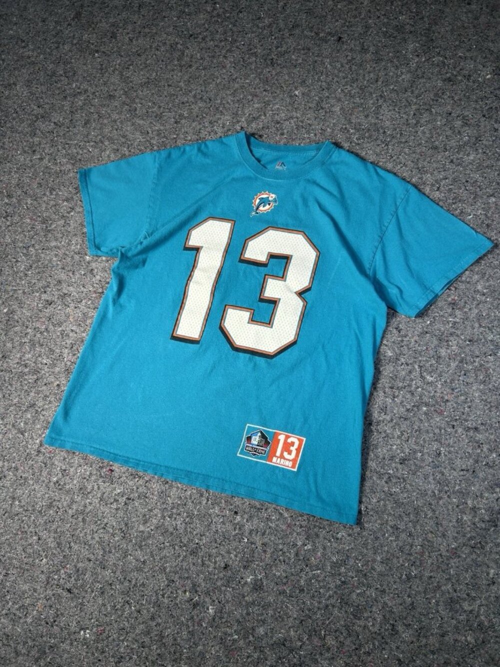 Majestic Miami Dolphins Dan Marino #13 Hall of Fame T-Shirt